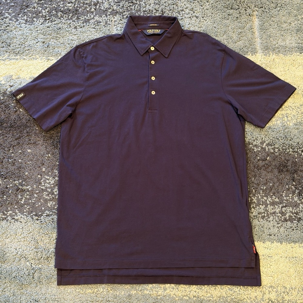 Polo Ralph Lauren Performance Polo Golf Shirt Men's Large Navy Blue